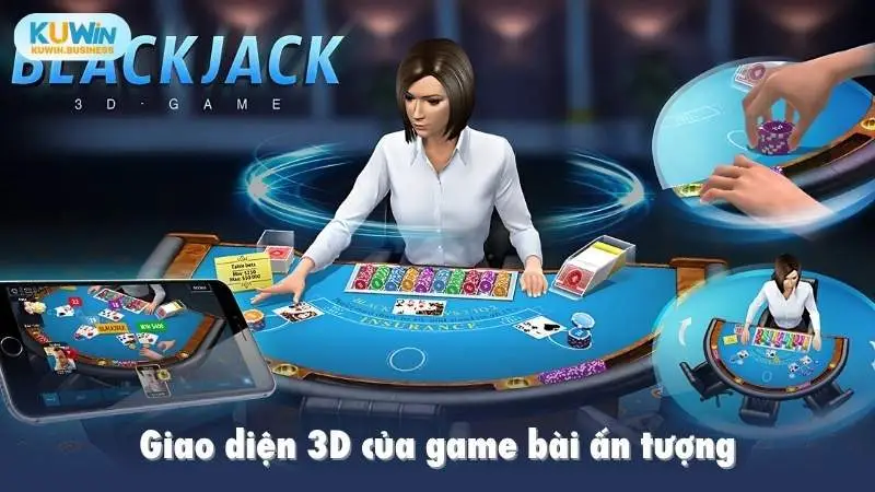 Giao diện 3D của game bài ấn tượng