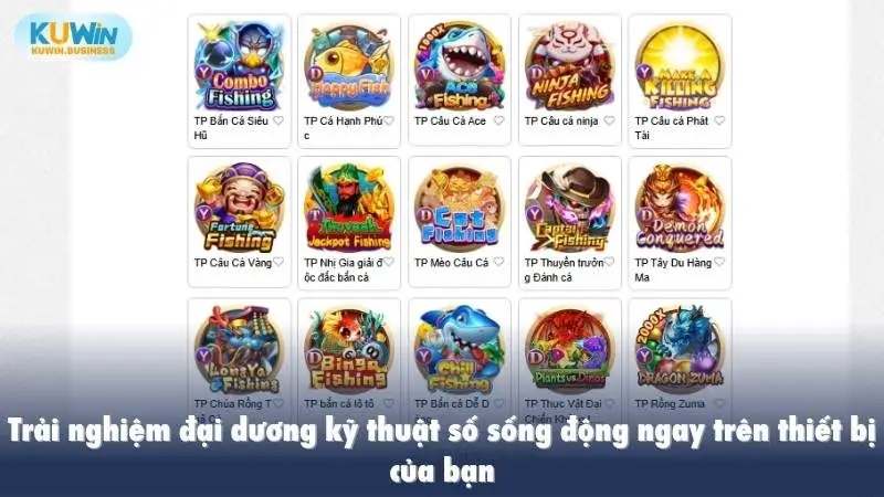 Trải nghiệm đại dương kỹ thuật số sống động ngay trên thiết bị của bạn