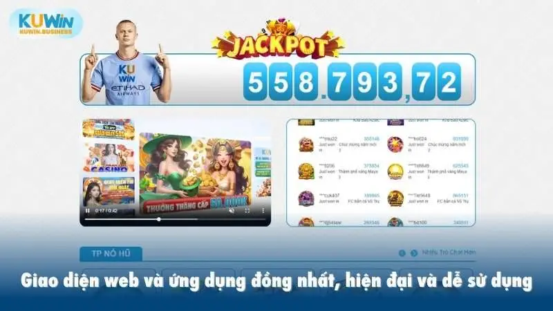 Giao diện KUWIN và ứng dụng đồng nhất , hiện đại và dễ sử dụng