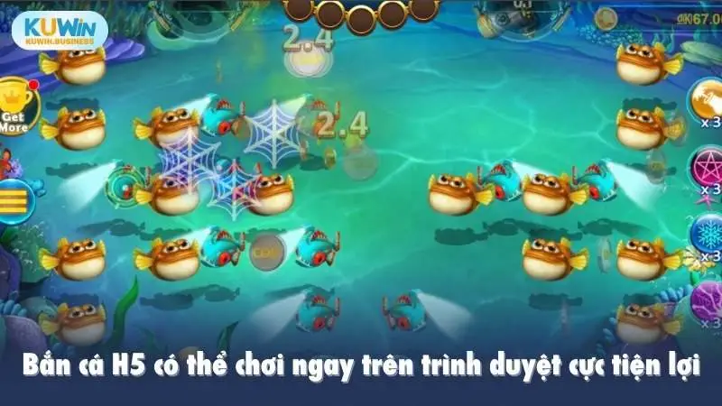Bắn cá H5 có thể chơi ngay trên trình duyệt cực tiện lợi