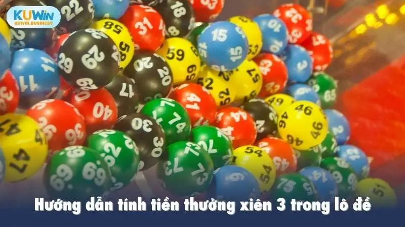 Hướng dẫn tính tiền thưởng xiên 3 trong lô đề
